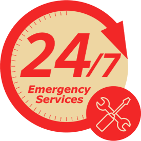 24/7 emergency service